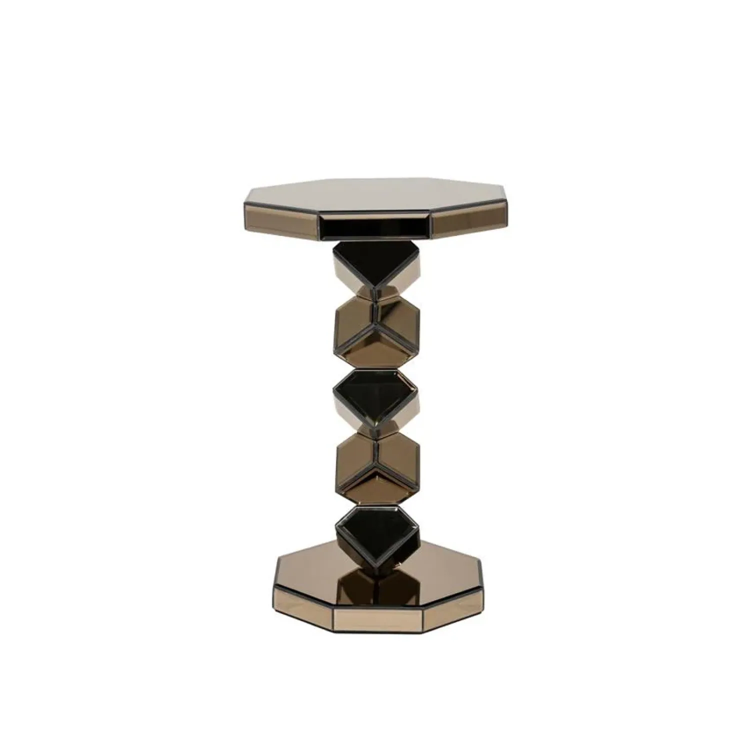 By Boo Bijzettafels|Reflec Bijzettafel Bruin 33cm