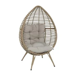 Lesli Living Tuinstoelen|Relaxstoel Chill Straw