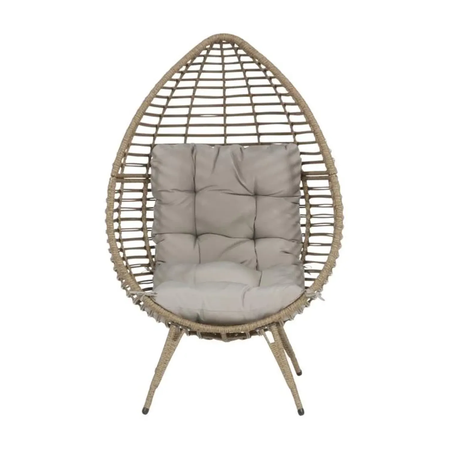 Lesli Living Tuinstoelen|Relaxstoel Chill Straw