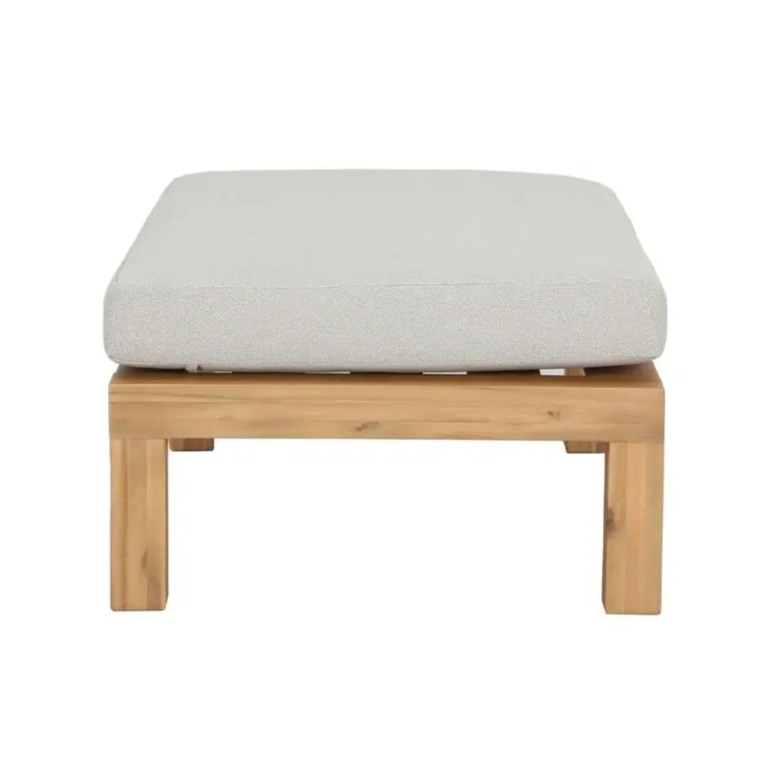 vtwonen Hockers|Relax Tuin Hocker Acaciahout Naturel/Zand 120cm