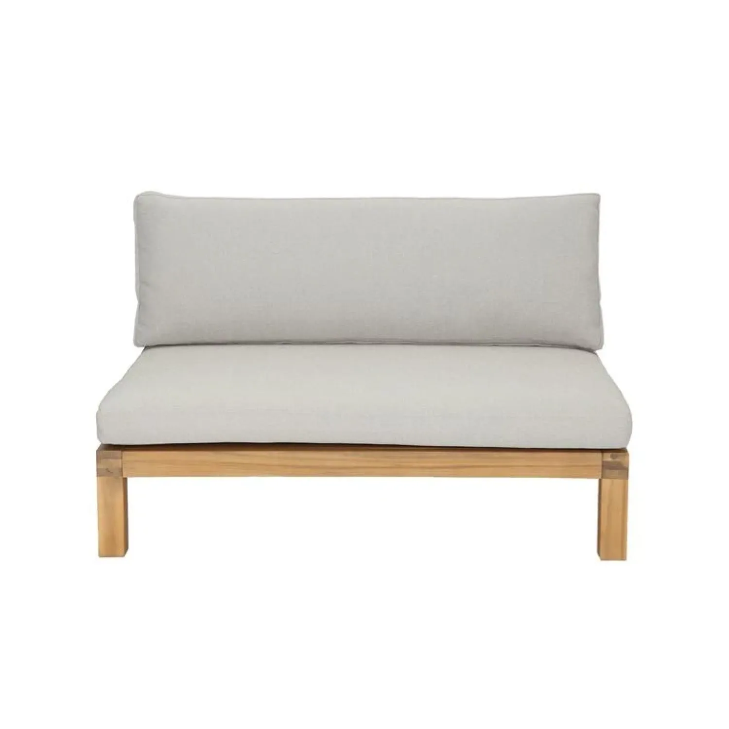 vtwonen Hockers|Relax Tuin Loungestoel Acaciahout Naturel/Zand