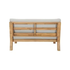 vtwonen Hockers|Relax Tuin Loungestoel Acaciahout Naturel/Zand