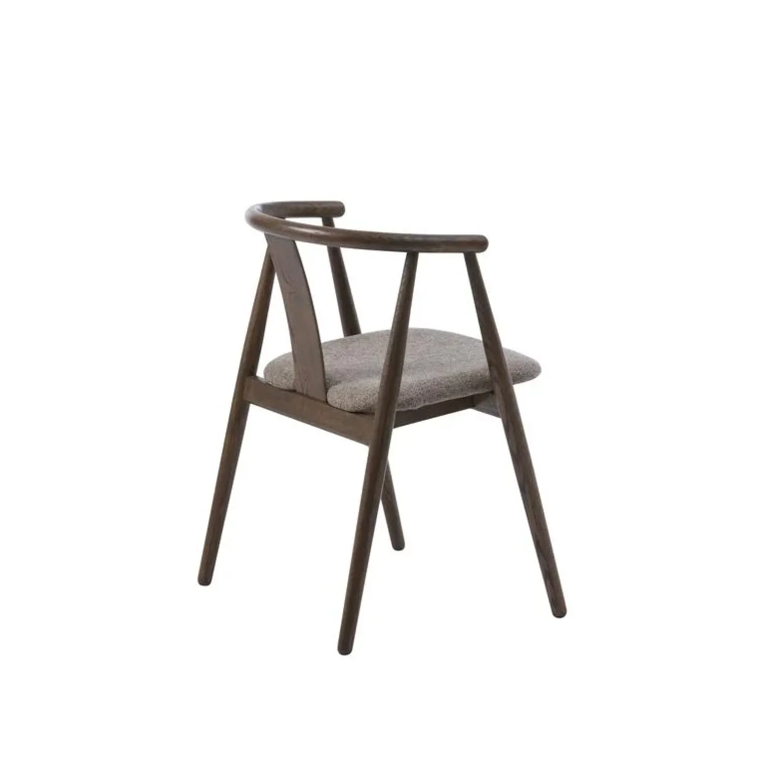 LykkeHome Eetkamerstoelen|Relo Eetkamerstoel donkerbruin / latte