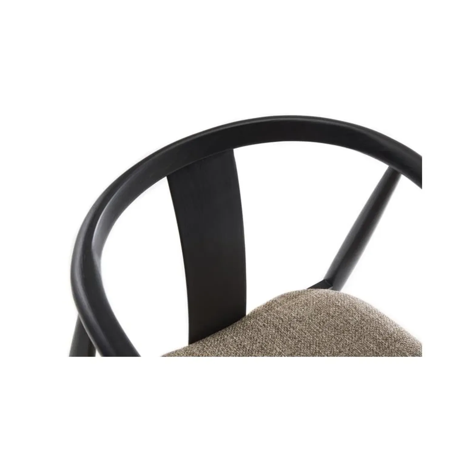 LykkeHome Eetkamerstoelen|Relo Eetkamerstoel zwart / latte