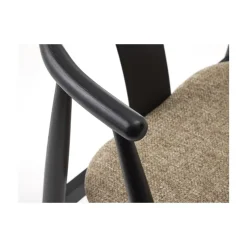 LykkeHome Eetkamerstoelen|Relo Eetkamerstoel zwart / latte