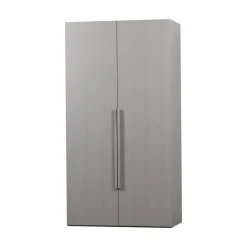 WOOOD Industriele Kasten|Kledingkasten|Rens 2-Deurs Kledingkast Pebble Grey 110cm