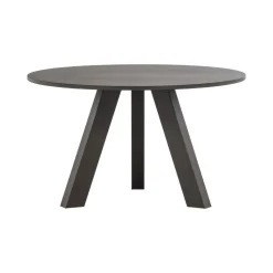 WOOOD Eettafels|Rhonda Eettafel Rond Eiken Middenbruin 129cm