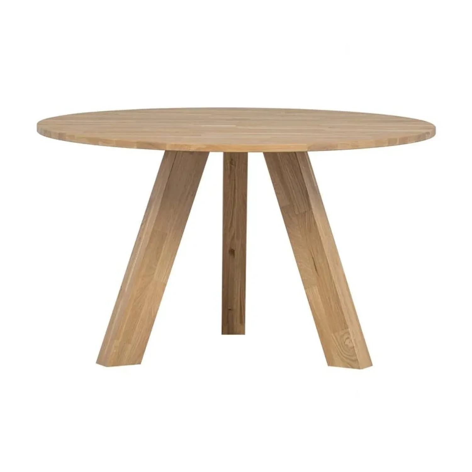 WOOOD Eettafels|Rhonda Eettafel rond Eiken Naturel 129cm
