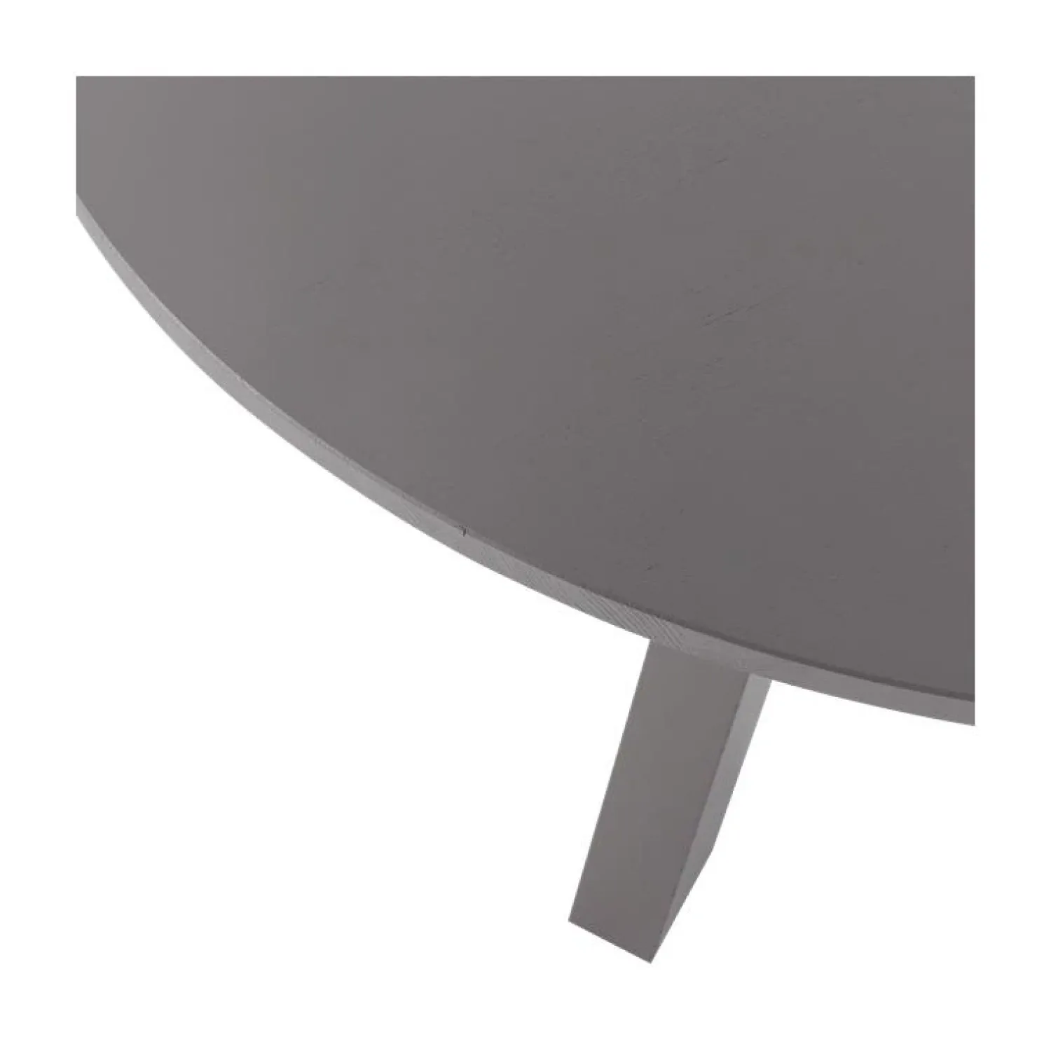 WOOOD Eettafels|Rhonda Eettafel Rond Eiken Warmgrijs 129cm