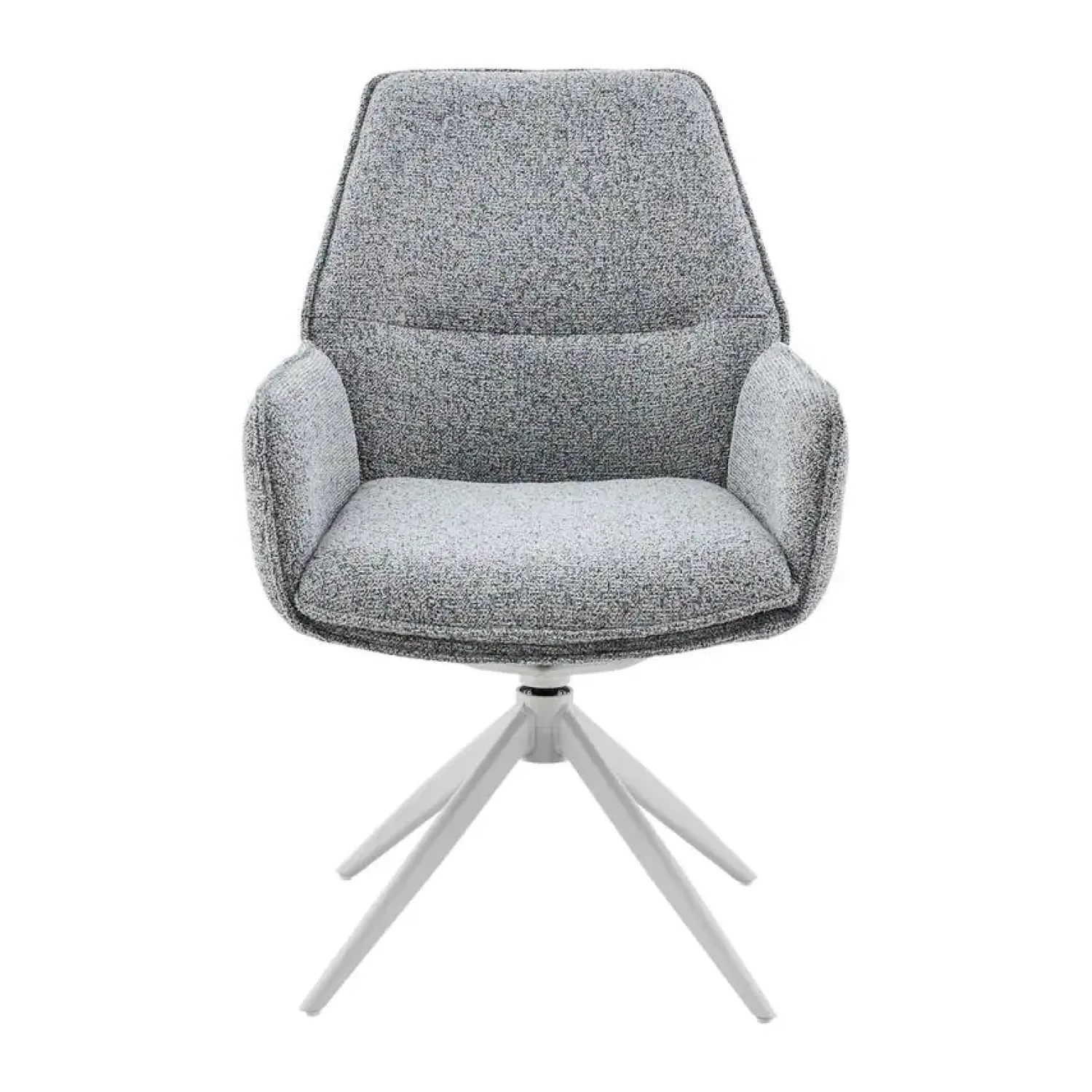 Furndea Eetkamerstoelen|Rico Eetkamerstoel Grijs met armleuning