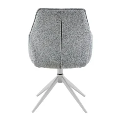Furndea Eetkamerstoelen|Rico Eetkamerstoel Grijs met armleuning