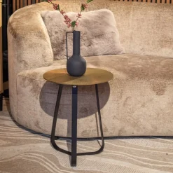 Furndea Bijzettafels|Riley bijzettafel aluminium ijzer 40cm (retourdeal)