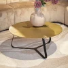 Furndea Salontafels|Riley salontafel aluminium ijzer 80cm (retourdeal)