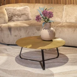 Furndea Salontafels|Riley salontafel aluminium ijzer 80cm (retourdeal)