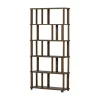 WOOOD Boekenkasten|Industriele Kasten|Riss Boekenkast Eikenhout Naturel 90cm