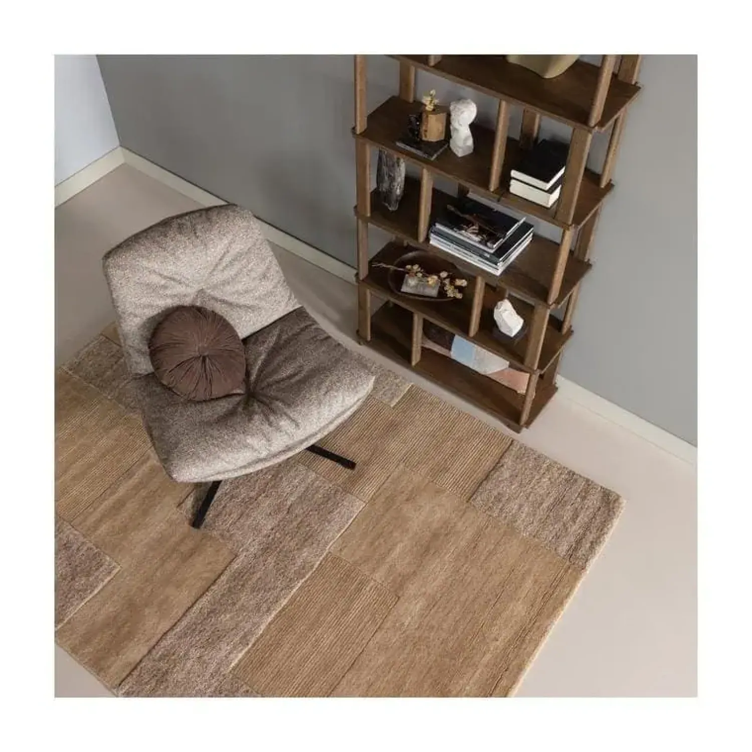 WOOOD Boekenkasten|Industriele Kasten|Riss Boekenkast Eikenhout Naturel 90cm