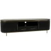 Tower living Industriele Kasten|Tv Meubels|Rivello Tv meubel zwart 200 cm
