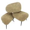 Kalfort Salontafels|Rivo Salontafel set van 3 Vierhoek Brons