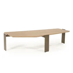 Eleonora Salontafels|Robert Salontafel Bruin hout 150cm