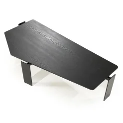 Eleonora Salontafels|Robert Salontafel Zwart hout 150cm