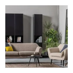 WOOOD Fauteuils|Rocco Fauteuil Teddy Zand 92cm
