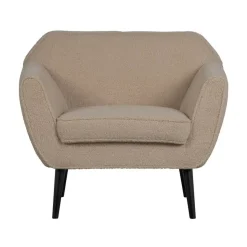 WOOOD Fauteuils|Rocco Fauteuil Teddy Zand 92cm