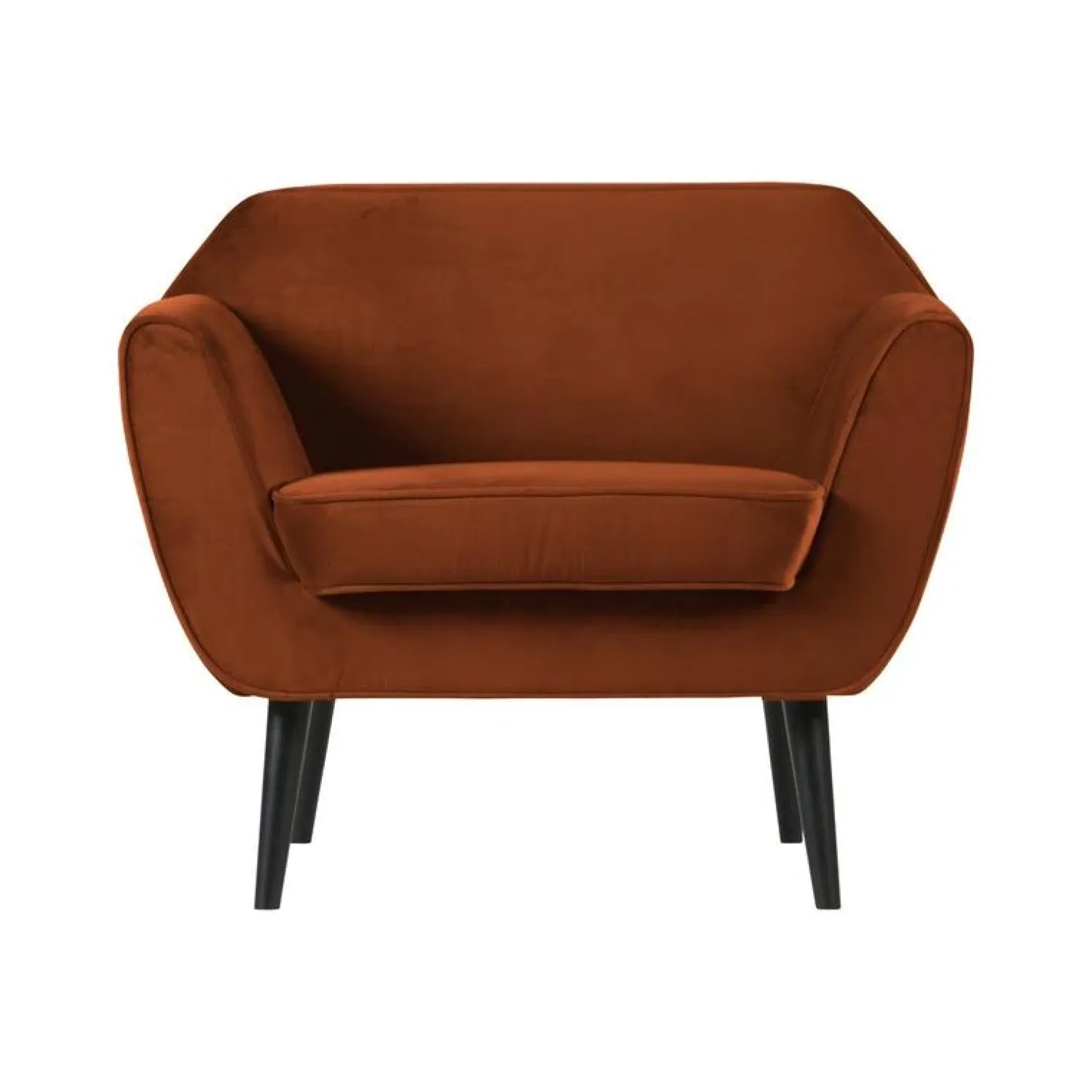 WOOOD Fauteuils|Rocco Fauteuil Velvet Roest 92cm