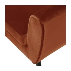 WOOOD Fauteuils|Rocco Fauteuil Velvet Roest 92cm