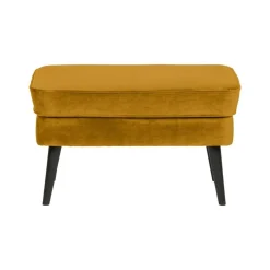 WOOOD Hockers|Rocco Hocker Velvet Oker 77cm