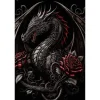 Cavetown Metalen Borden|Rode Draak - metalen bord