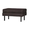 WOOOD Hockers|Rodeo Hocker Ecoleer Zwart 84cm