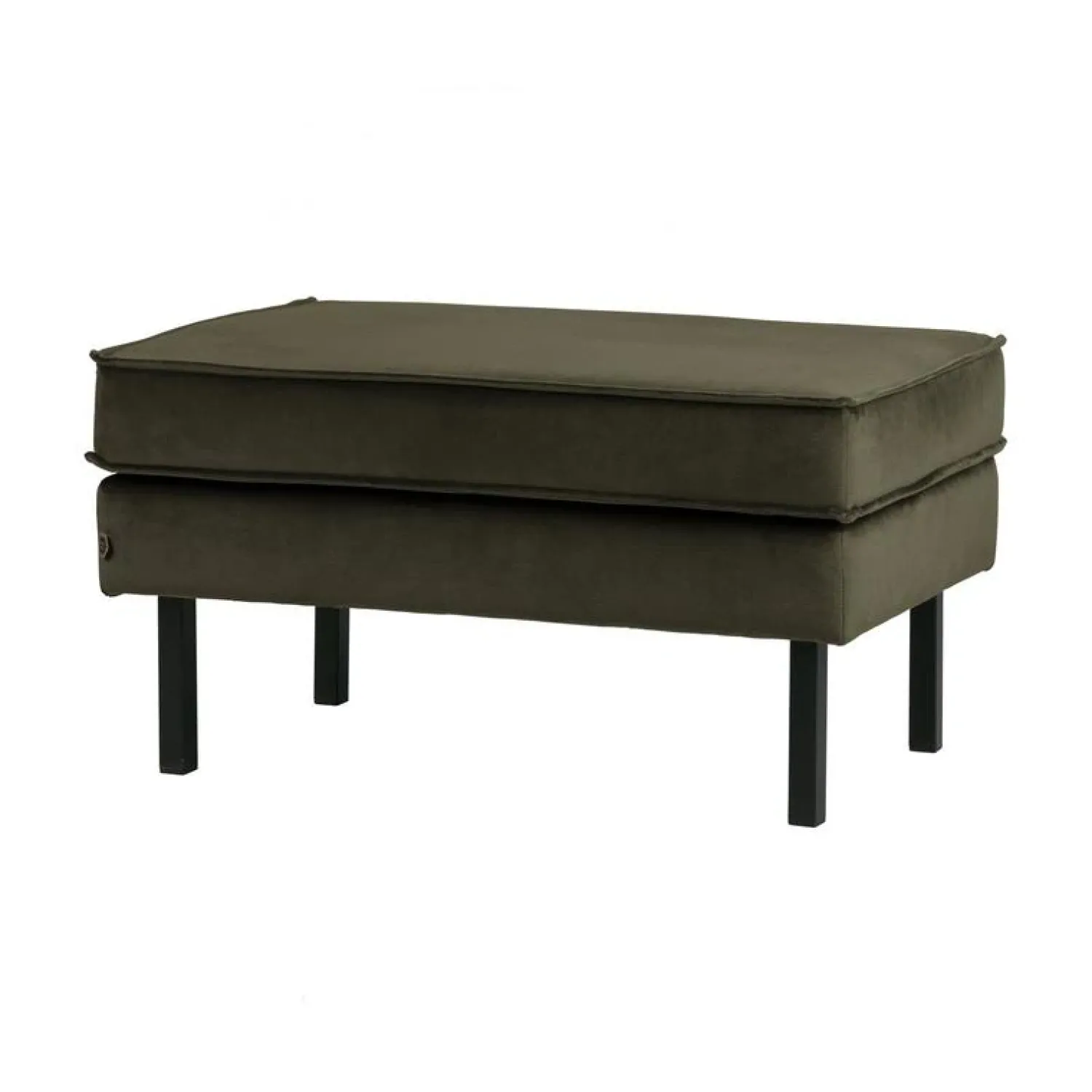 WOOOD Hockers|Rodeo Hocker Velvet Donkergroen 84cm