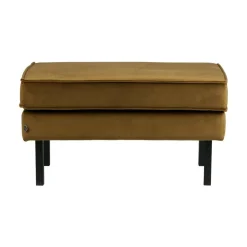 WOOOD Hockers|Rodeo Hocker Velvet Honinggeel 84cm