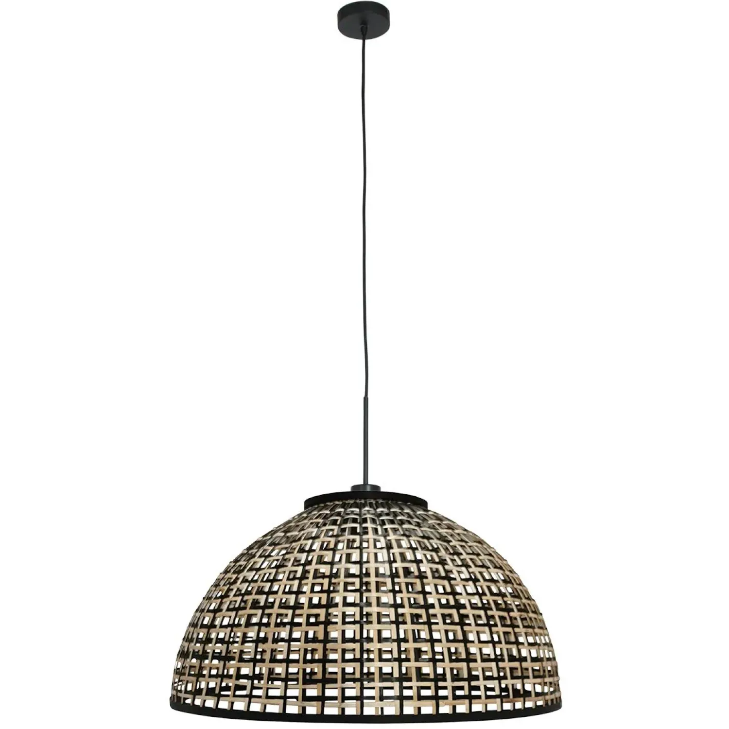 Steinmex Hanglampen|Roman Light 1-lichts Hanglamp Bamboe