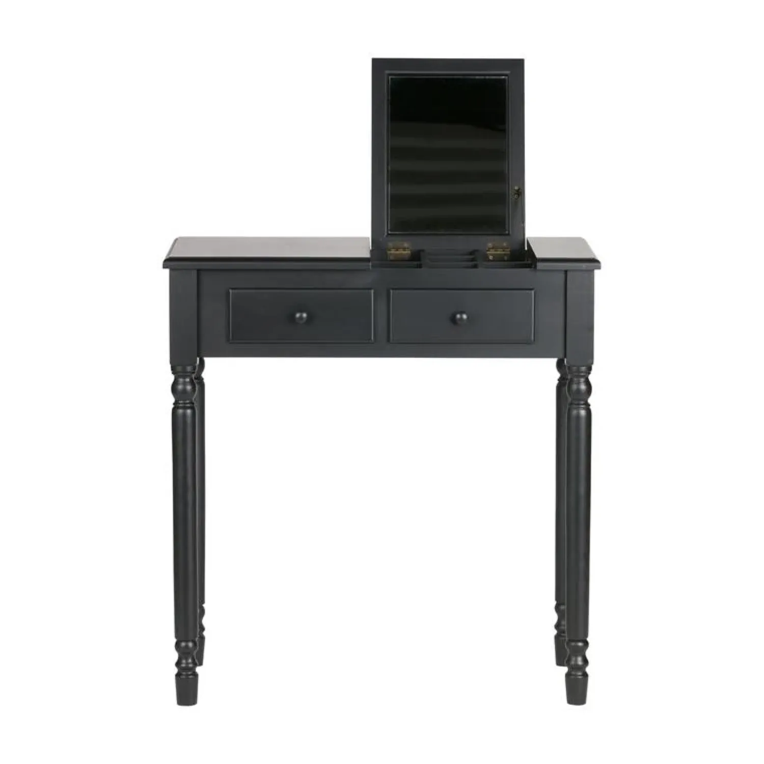 WOOOD Sidetables|Romy Sidetable Hout Zwart 75cm