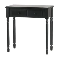 WOOOD Sidetables|Romy Sidetable Hout Zwart 75cm