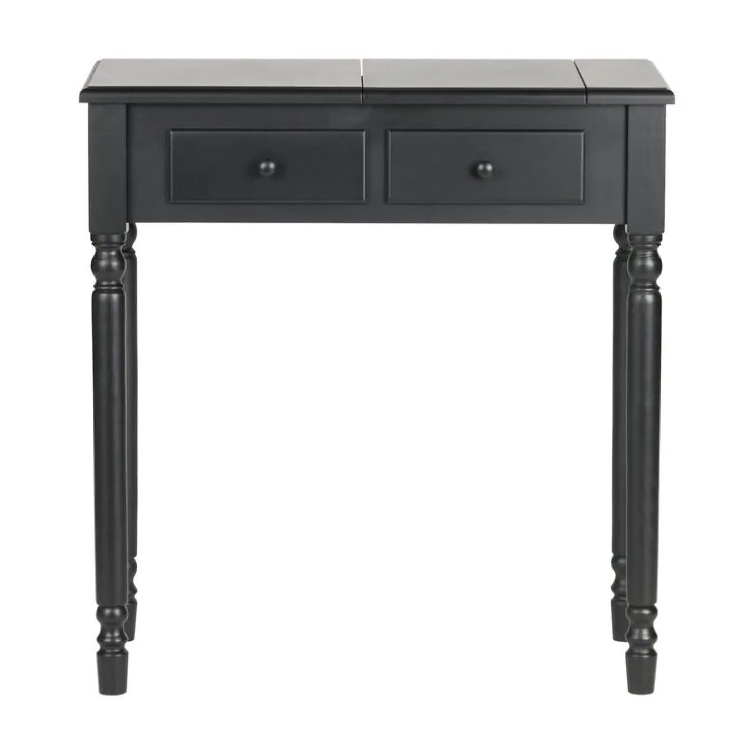 WOOOD Sidetables|Romy Sidetable Hout Zwart 75cm