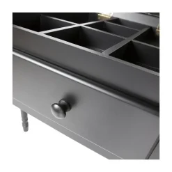 WOOOD Sidetables|Romy Sidetable Hout Zwart 75cm