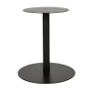 WOOOD Onderstellen|Ronde Tafelpoot Metaal Zwart 64cm
