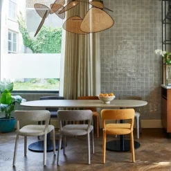 WOOOD Onderstellen|Ronde Tafelpoot Metaal Zwart 64cm