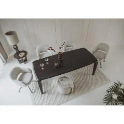 Tower living Eettafels|Ronta Eettafel bruin mangohout 200cm