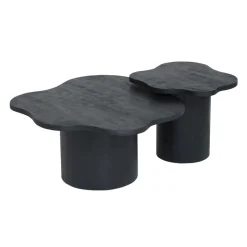 Mysons Salontafels|Bijzettafels|Rosetta Bijzettafel Organisch Zwart 65cm