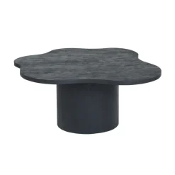 Mysons Salontafels|Rosetta Salontafel Organisch Zwart 98cm