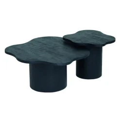 Mysons Salontafels|Rosetta Salontafel Organisch Zwart 98cm