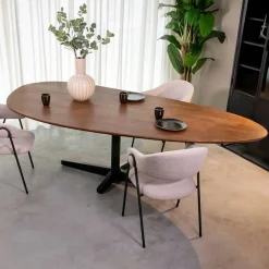 Label51 Eettafels|Rosie Eetkamertafel organisch Naturel 180 cm