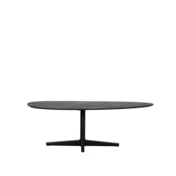 Label51 Eettafels|Rosie Eetkamertafel organisch Zwart 220 cm