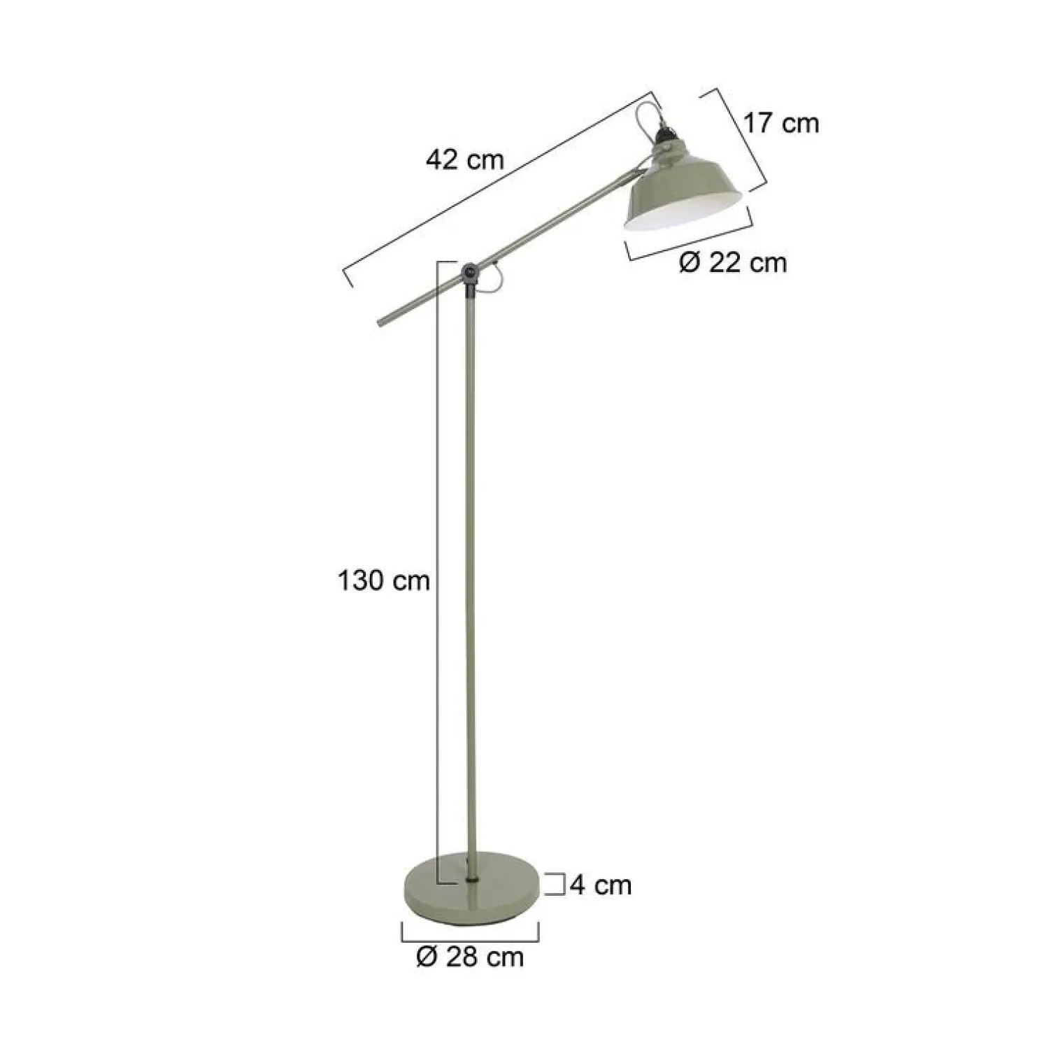 Steinmex Booglampen|Ross 1-lichts Booglamp Groen