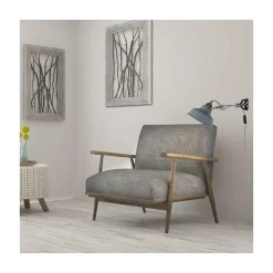 Steinmex Wandlampen|Ross 1-lichts Wandlamp Grijs