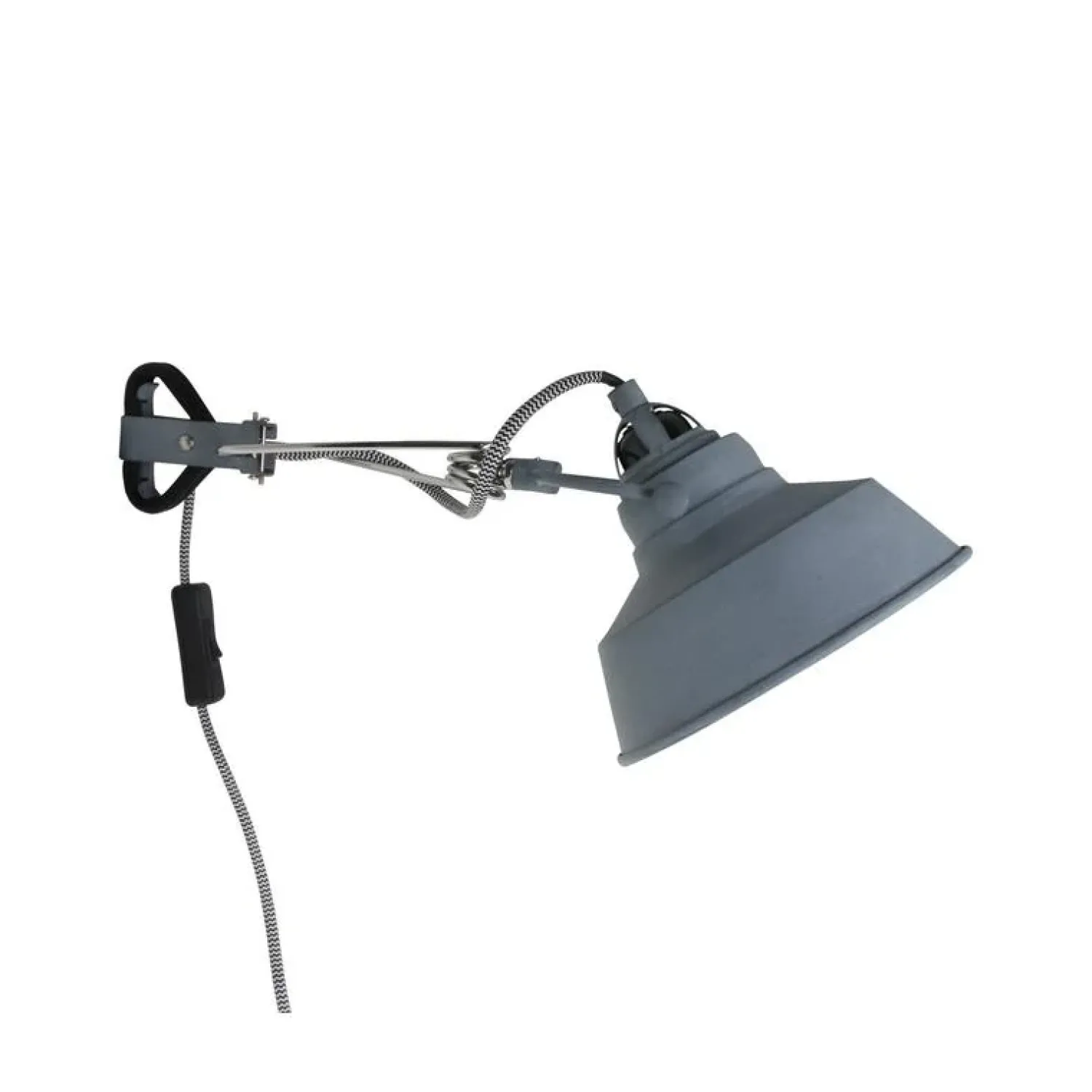 Steinmex Wandlampen|Ross 1-lichts Wandlamp Grijs