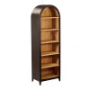Tower living Wandkasten|Boekenkasten|Rotondi boekenkast 6 planken zwart 70cm